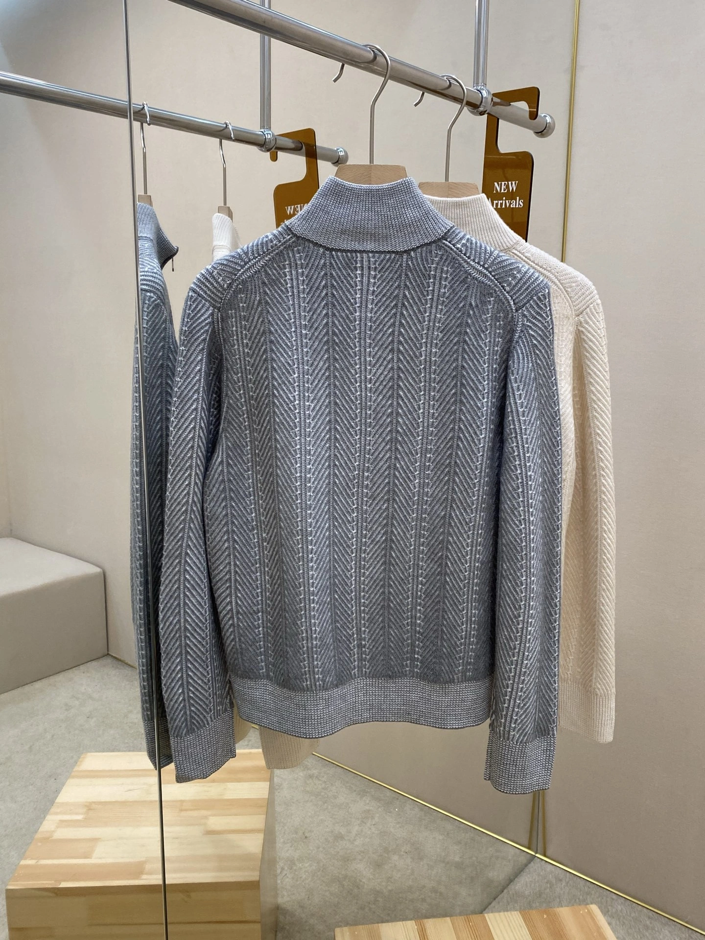 wg.luxury-- 2ru9588o cashmere 2colour item: E-F443J1820-2H